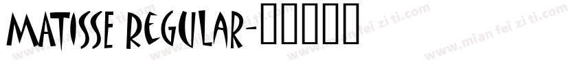 MATISSE Regular字体转换